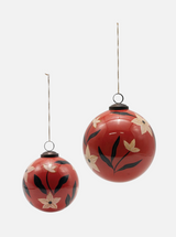 Red Floral Ornament