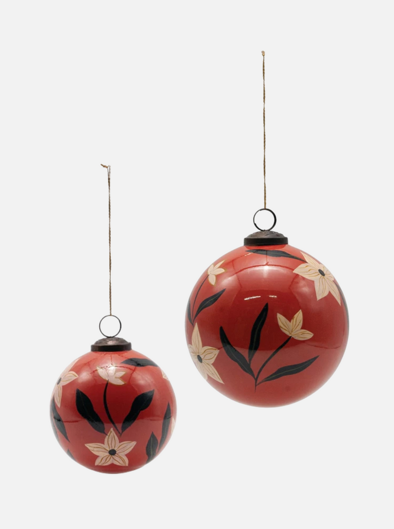 Red Floral Ornament