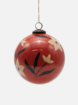 Red Floral Ornament