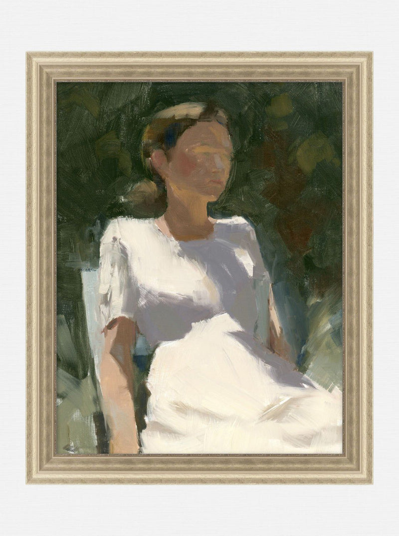 Lady in Garden 2