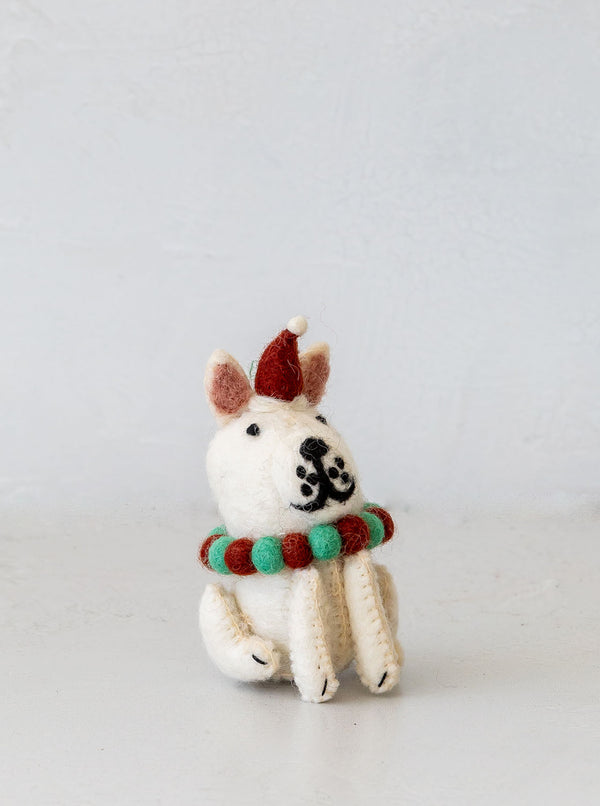 Felt Frenchie Ornament