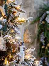 Beaded Gingerbread House Ornament