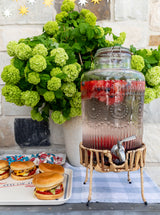 Beverage Dispenser & Wicker Base
