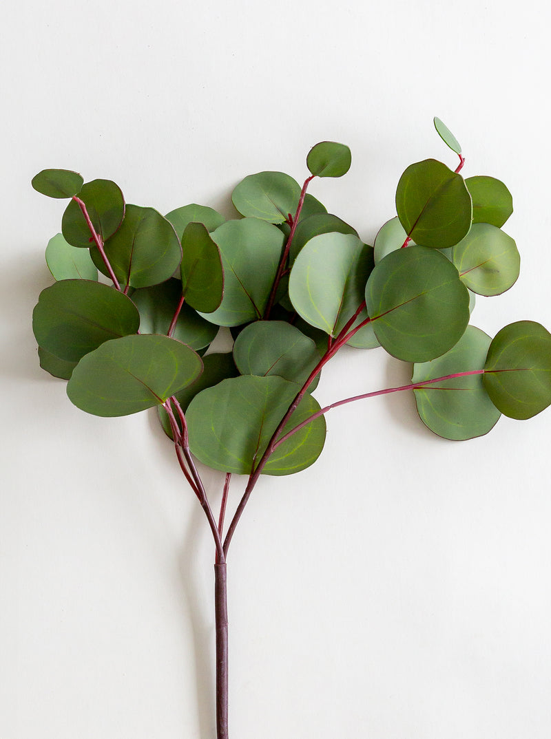 Faux Eucalyptus Leaf Stem