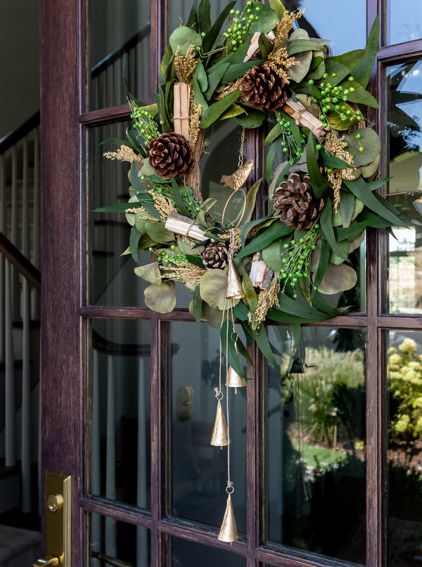 Eucalyptus & Pinecone Wreath