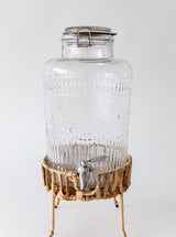 Beverage Dispenser & Wicker Base