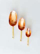 Copper Measuring Scoops | Set of 3