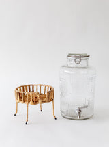 Beverage Dispenser & Wicker Base