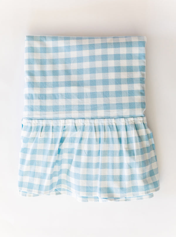 Ruffled Gingham Tablecloth