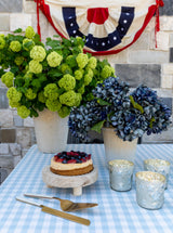 Ruffled Gingham Tablecloth