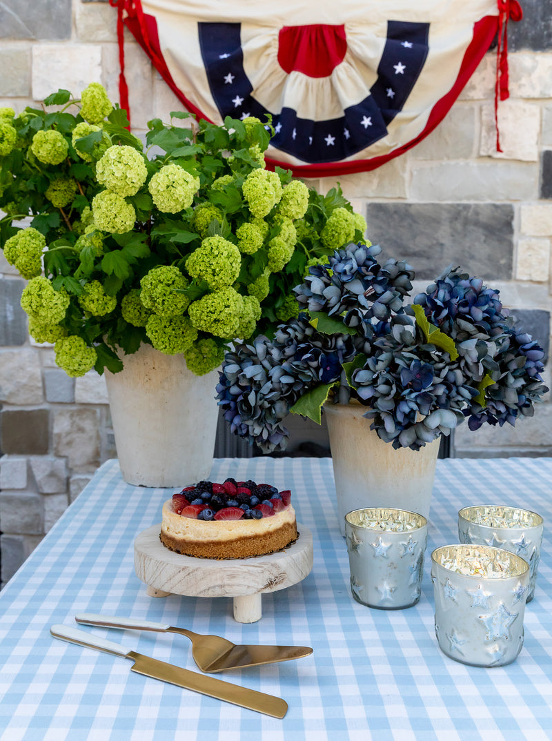 Ruffled Gingham Tablecloth