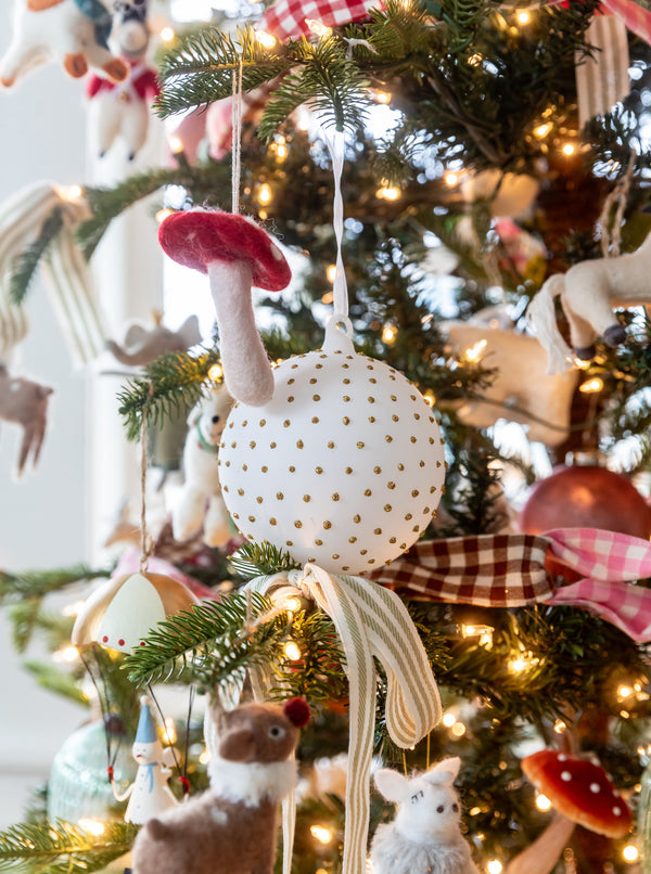 Felt Mushroom Ornament