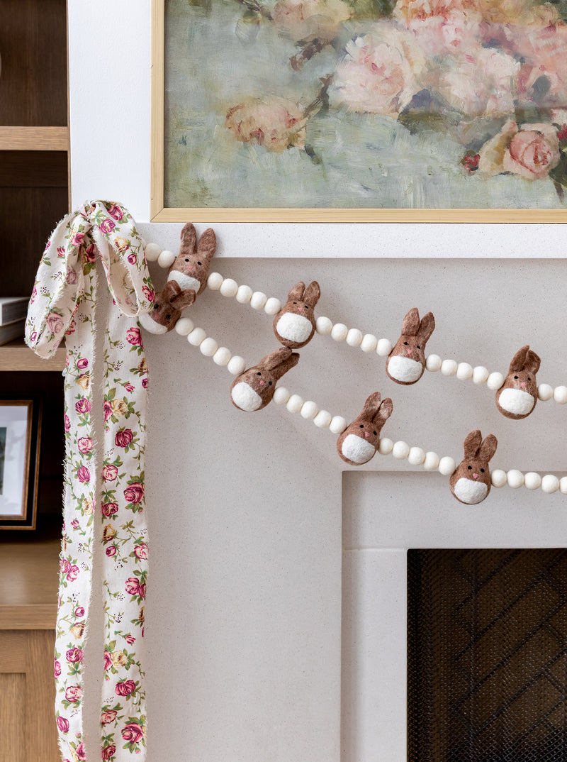 Felt Bunny Garland