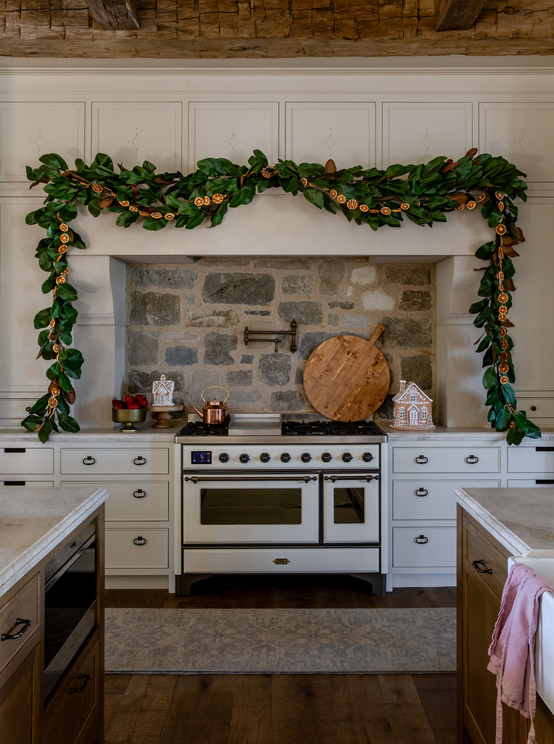 Faux 5.5' Orange Slice Garland