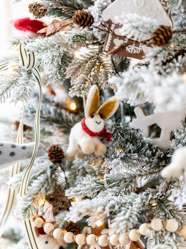 Felt Bunny Ornament