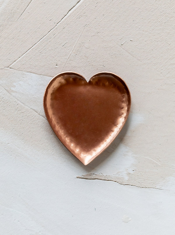 Copper Heart Dish
