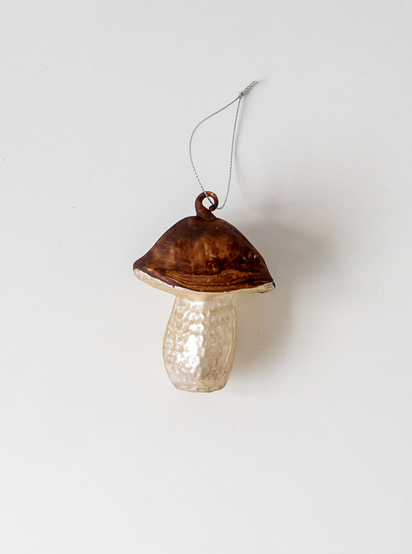 Glass Mushroom Ornament