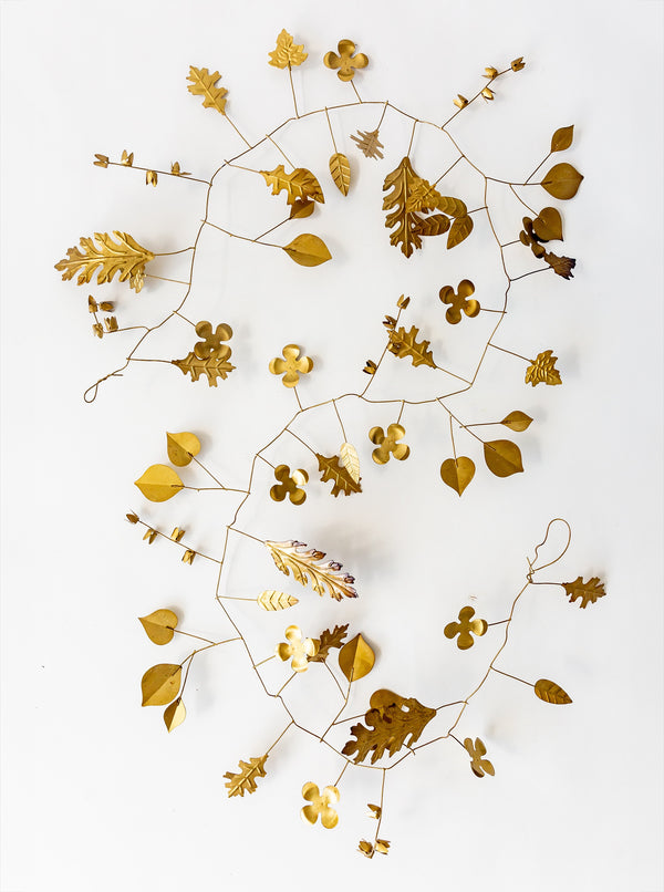 6' Gold Leaf Garland