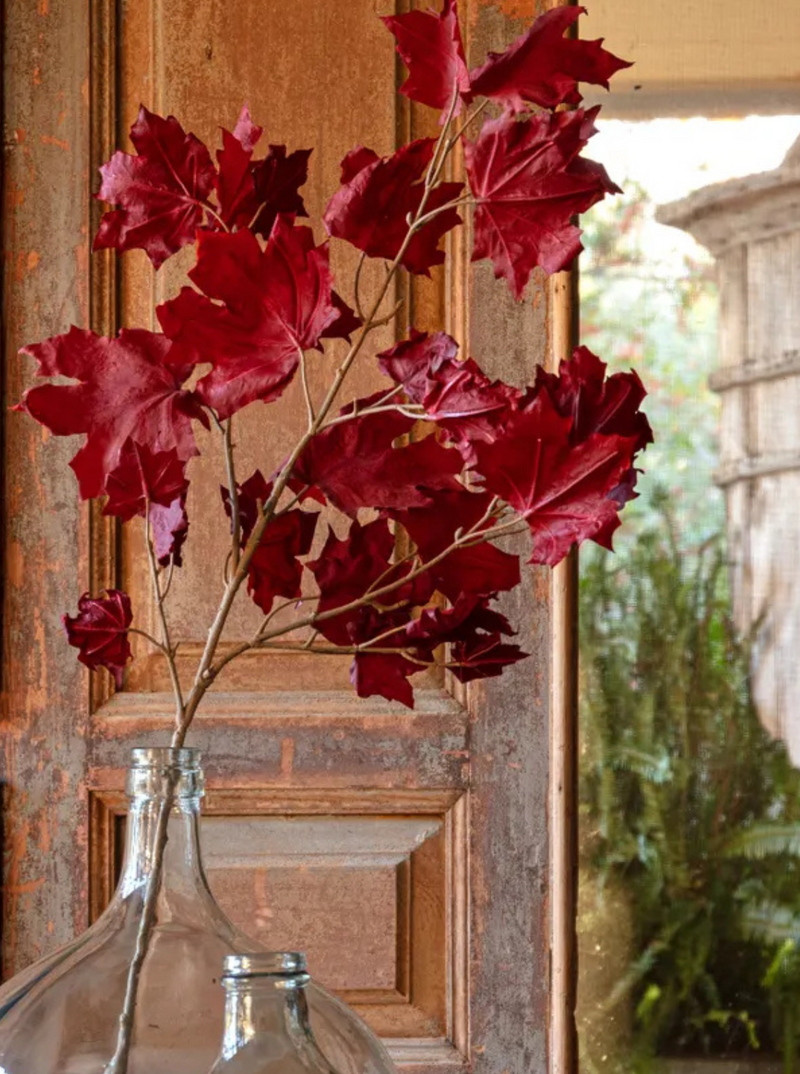 Faux Maple Leaf Stem