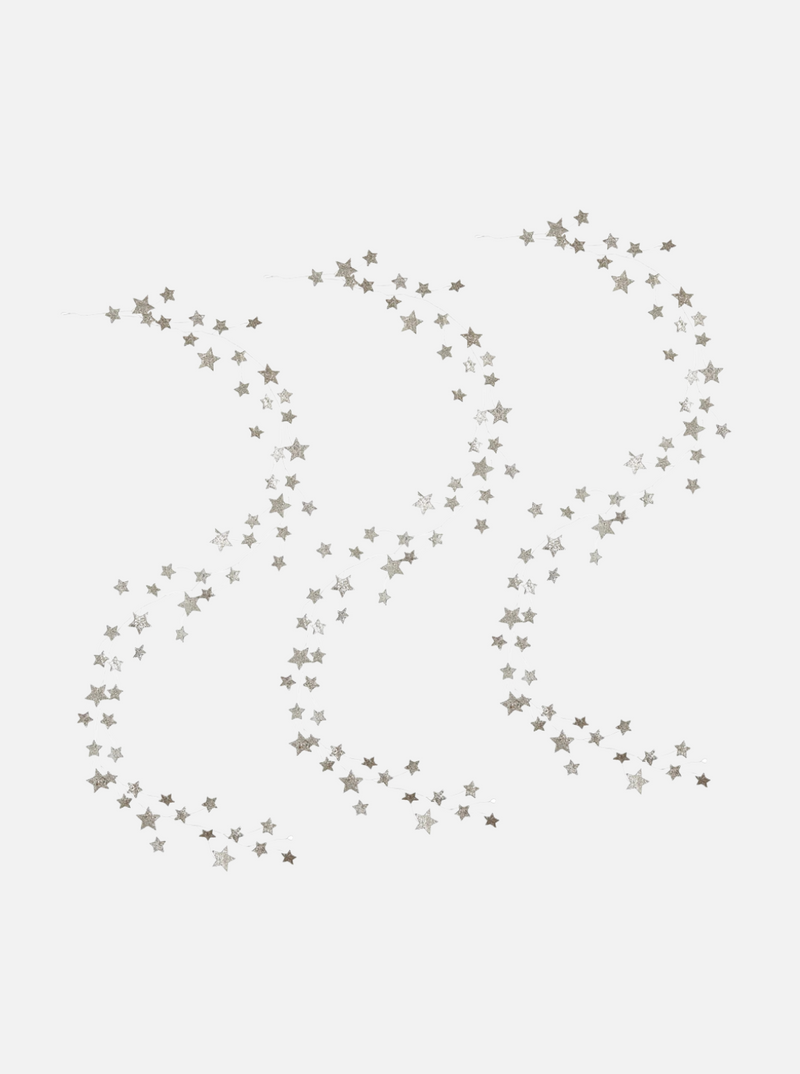 Glitter Star Garland
