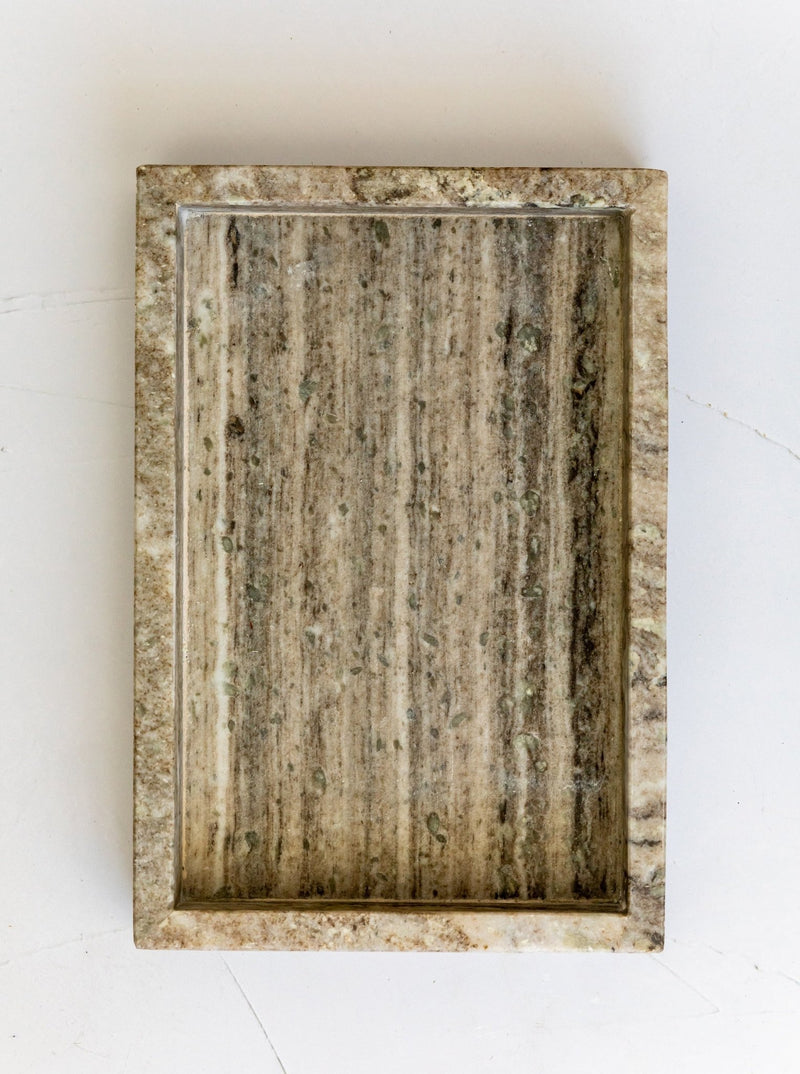 Beige Marble Tray - HJHOL0127 - OS