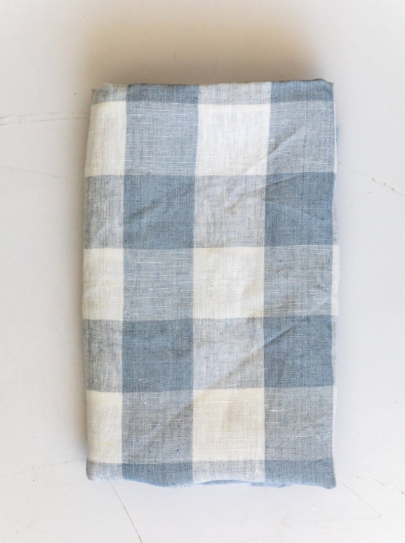 Blue Gingham Table Runner - HJHOL0130 - OS