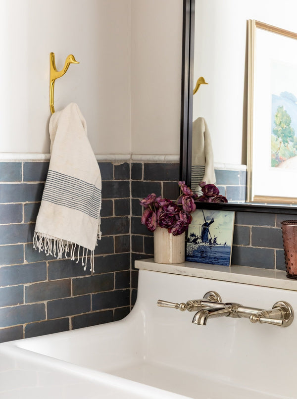 Second picture of Brass Goose Hook