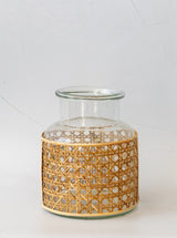 Cane Wrapped Vase - HJDCR0221 - S