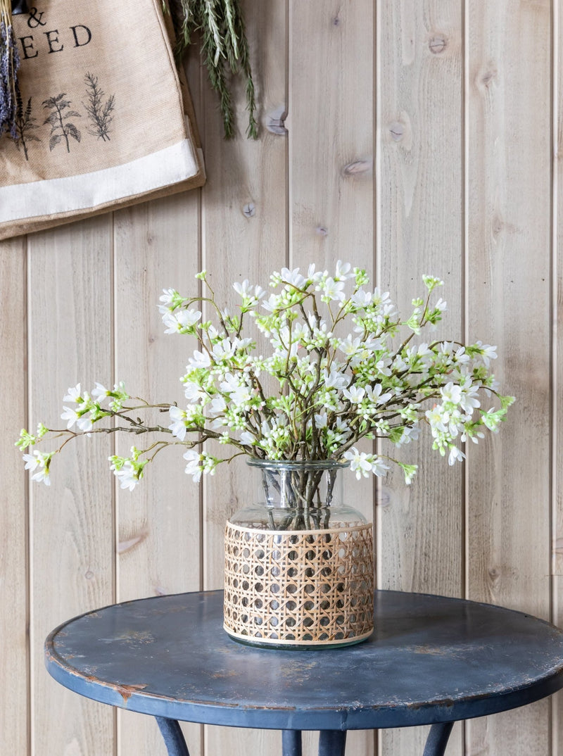 Cane Wrapped Vase - HJDCR0221 - S