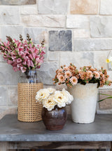 Cane Wrapped Vase - HJDCR0221 - S