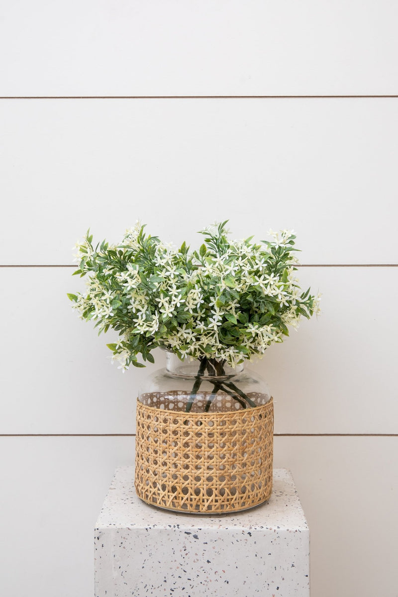 Cane Wrapped Vase - HJDCR0221 - S