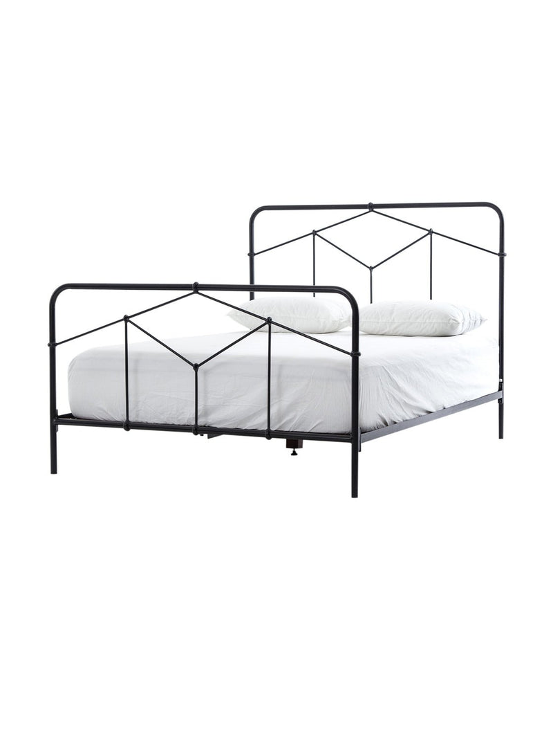 Carli Bed - HJBED0016 - QN - BLK
