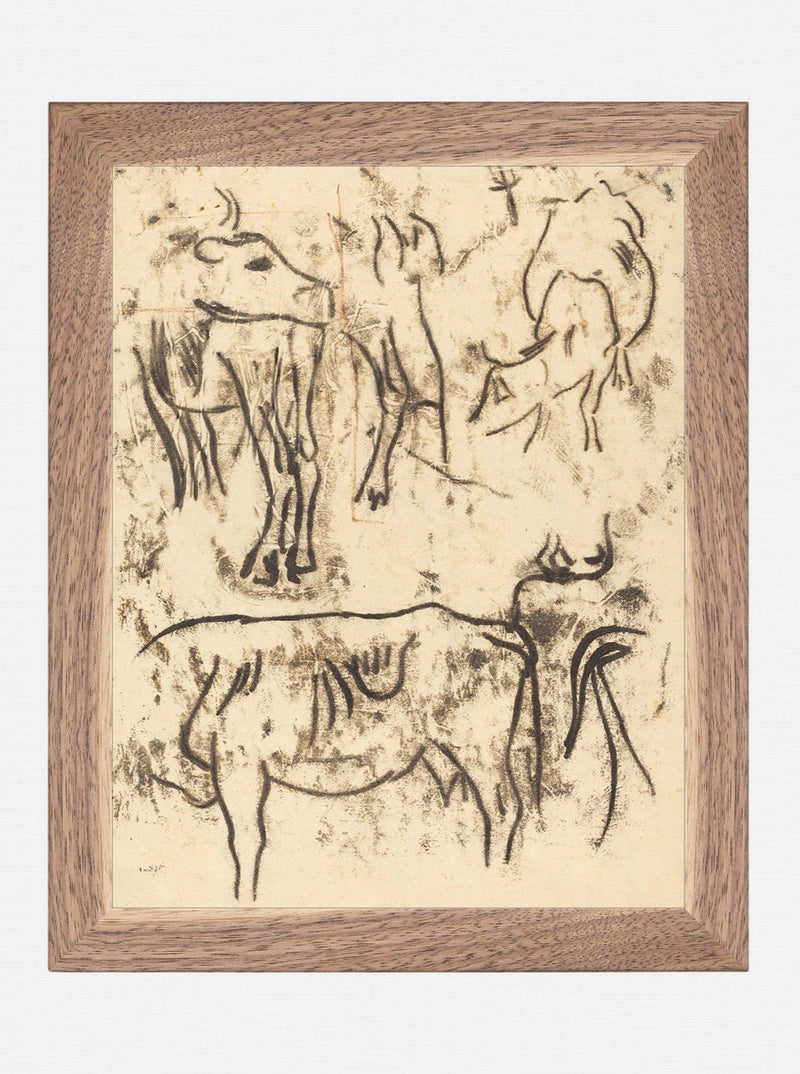 Cattle Study - HJART0080 - BLK - 8x10