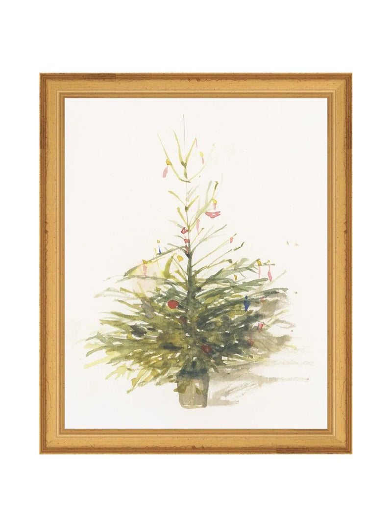 Christmas Tree - HJART0254 - GLD - 8x10