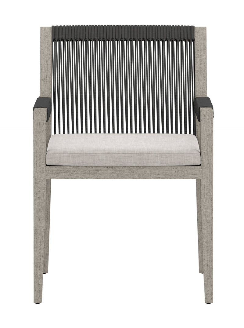 Christopher Outdoor Dining Arm Chair - HJCHR0359 - GY