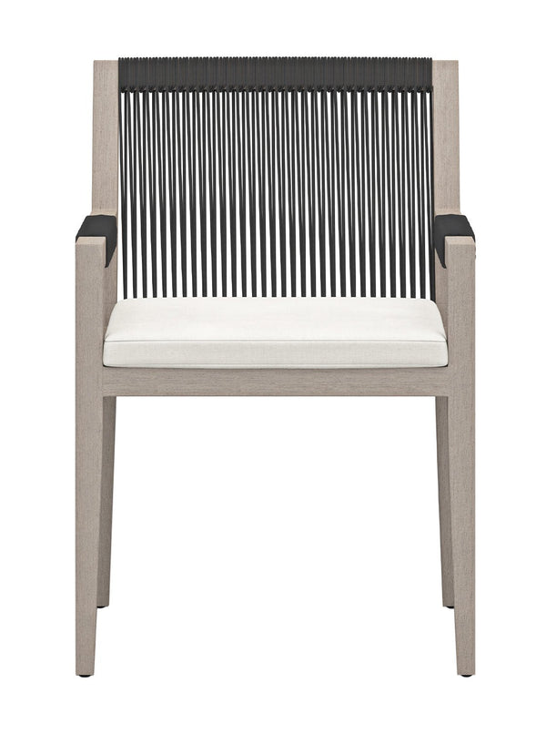 Christopher Outdoor Dining Arm Chair - HJCHR0359 - WHT