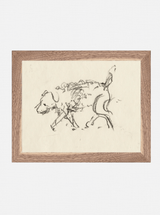 Dog Sketch - HJART0090 - WNT - 8x10