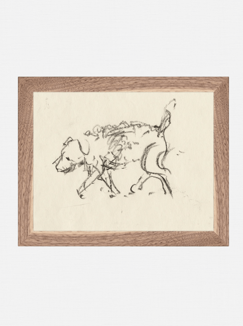 Dog Sketch - HJART0090 - WNT - 8x10