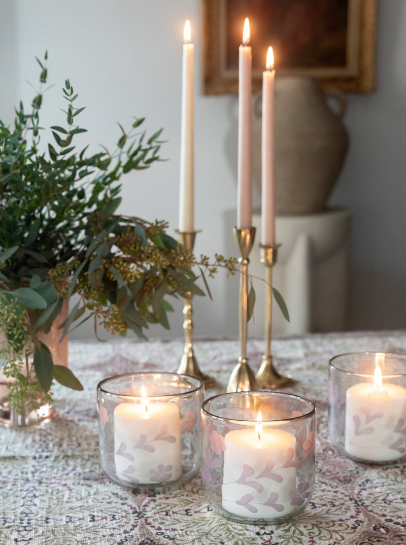 Etched Petal Votive - HJDCR0434 - OS