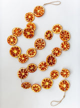 Faux 5.5' Orange Slice Garland - HJHOL0230 - OS