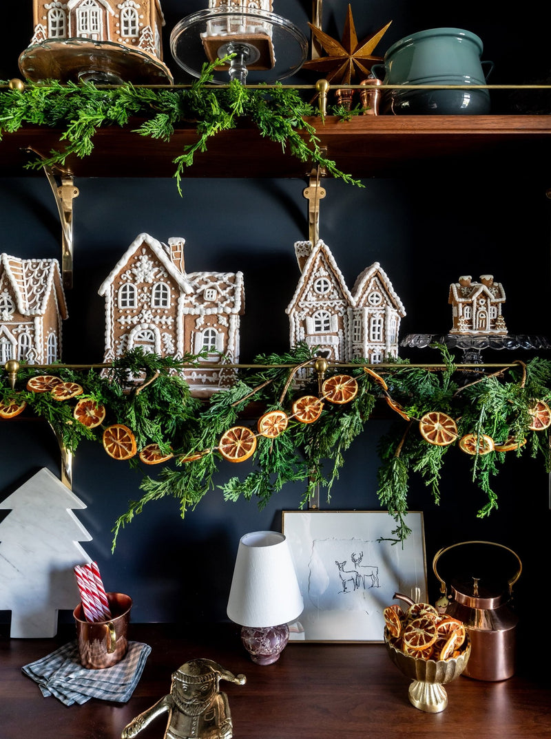 Faux 5.5' Orange Slice Garland - HJHOL0230 - OS