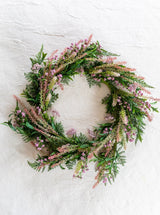 Faux Blush Berry Wreath - HJGRN0082 - OS