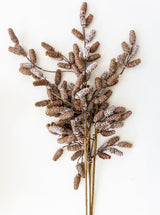 Faux Drooping Pinecone Stem - HJHOL0237 - 3