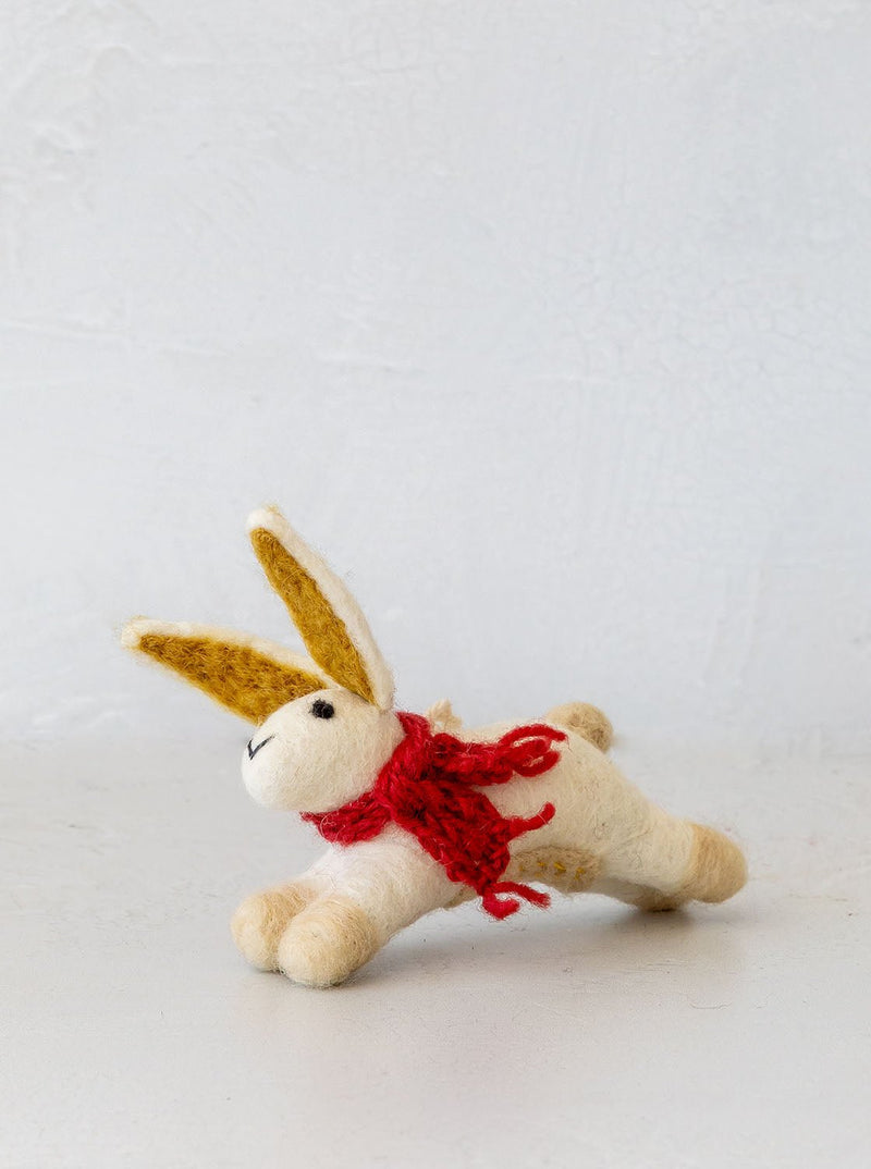 Felt Bunny Ornament - HJHOL0090 - OS