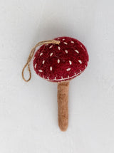 Felt Mushroom Ornament - HJHOL0092 - L