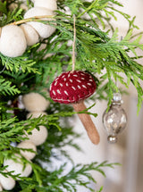 Felt Mushroom Ornament - HJHOL0092 - S