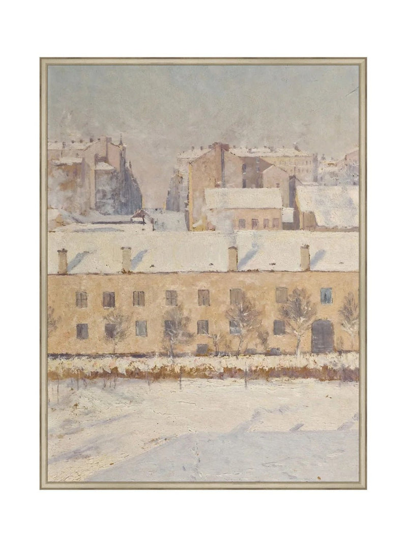 First Snowfall - HJART0246 - SIL - 30x40