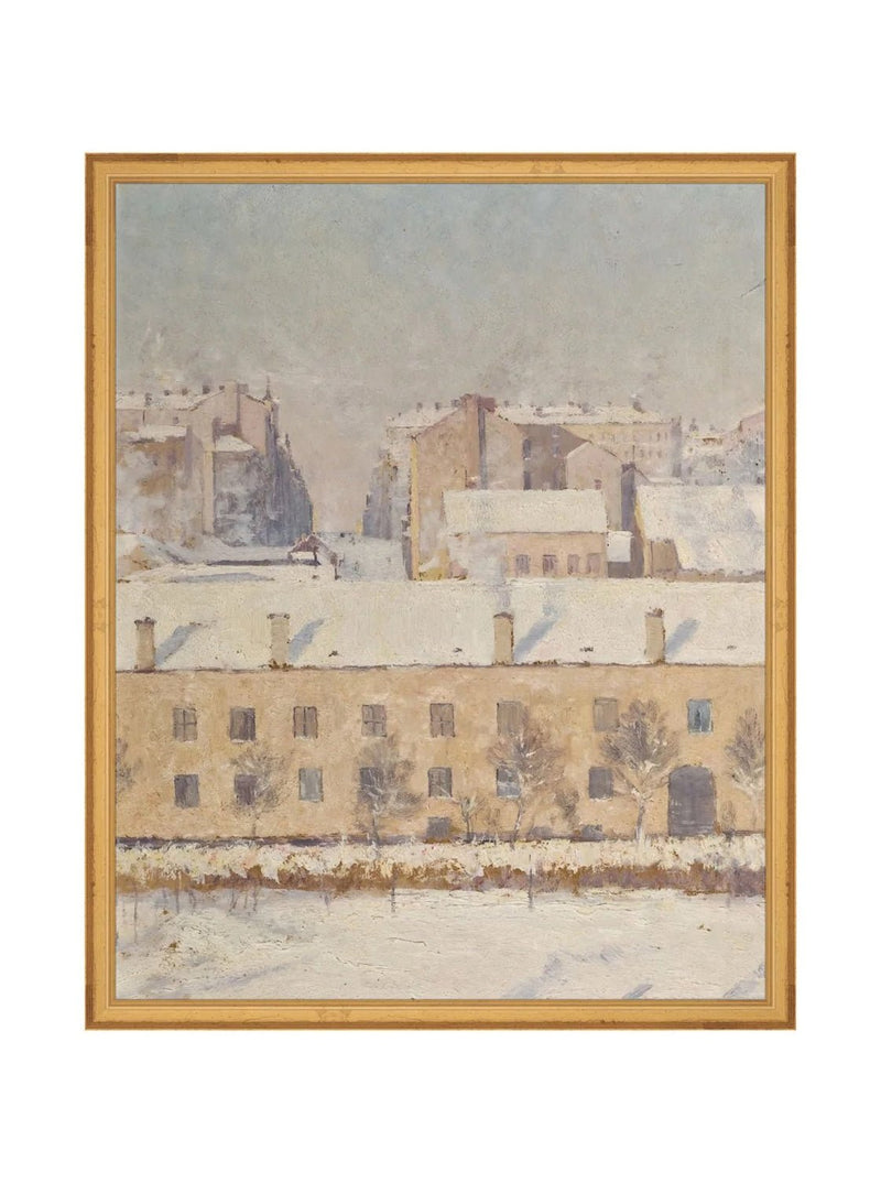 First Snowfall - HJART0246 - GLD - 16x20