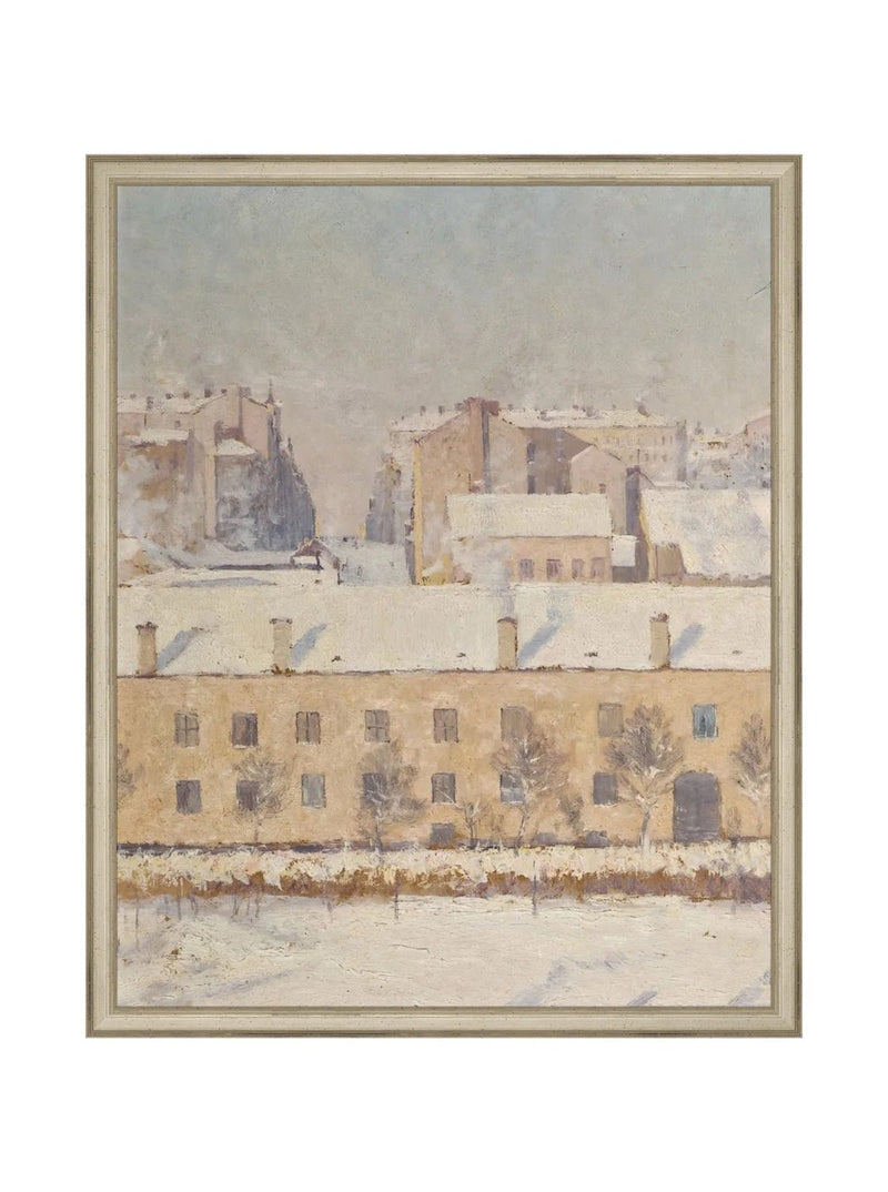 First Snowfall - HJART0246 - SIL - 16x20