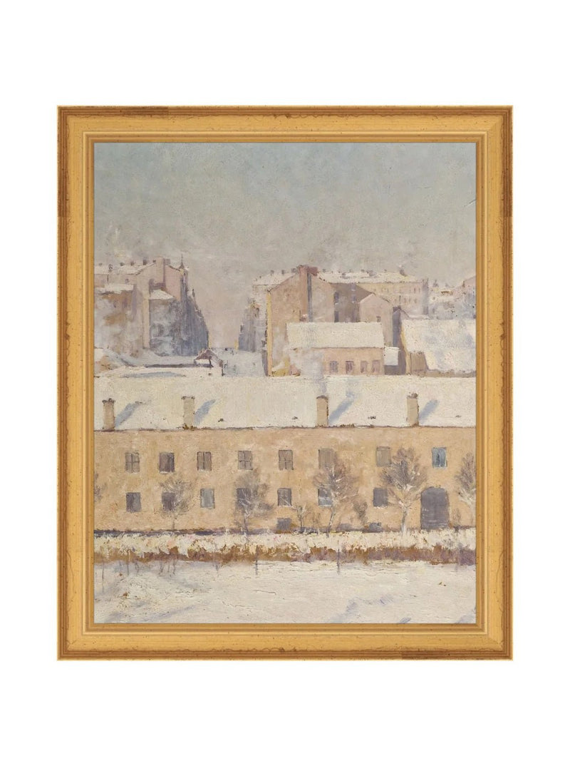 First Snowfall - HJART0246 - GLD - 8x10